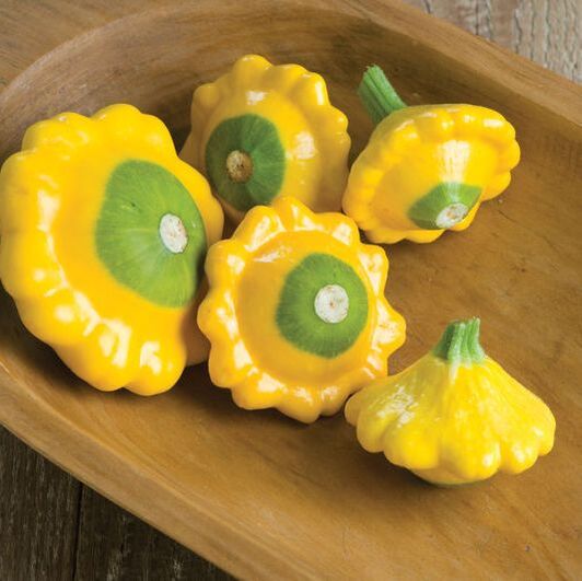 Picture of patty pan squash in a bowl
